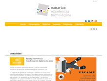 Tablet Screenshot of canariasexcelenciatecnologica.com